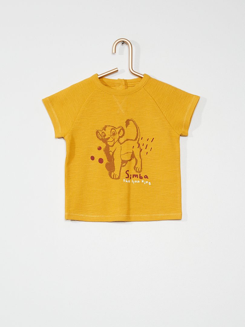 T-shirt 'Disney' jaune - Kiabi