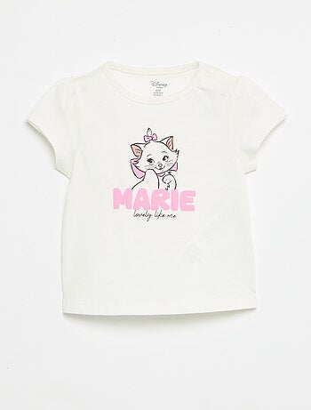 T-shirt 'Disney' 'Marie' à manches courtes