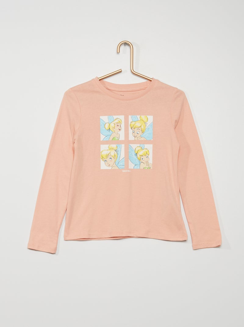 T-shirt 'Disney' rose/fée clochette - Kiabi