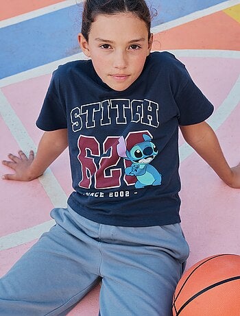 T-shirt 'Disney' 'Stitch' à manches courtes