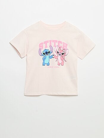 T-shirt 'Disney' 'Stitch' à manches courtes