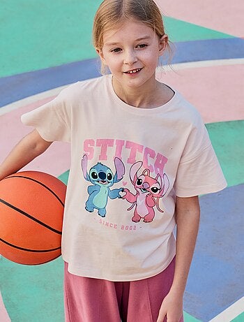 T-shirt 'Disney' 'Stitch' à manches courtes