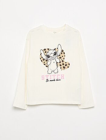 T-shirt 'Disney' 'Stitch' à manches longues