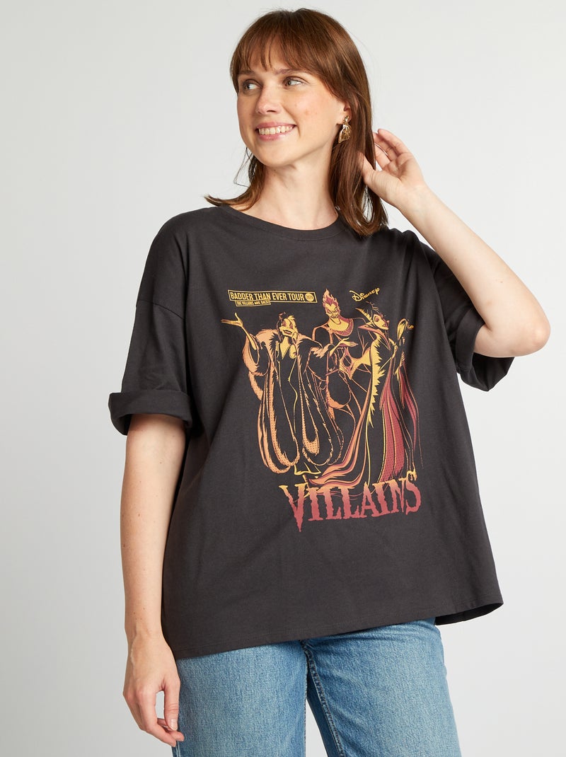 T-shirt 'Disney' 'Villains' manches courtes - Halloween Noir - Kiabi