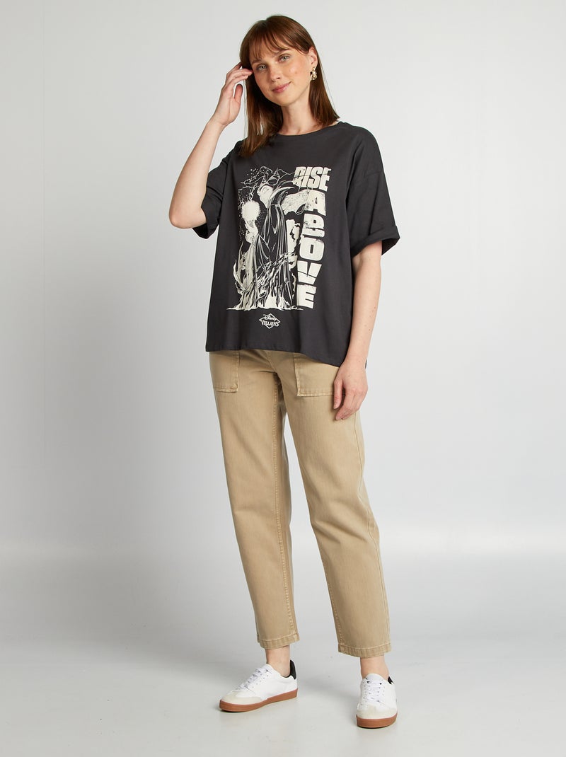 T-shirt 'Disney' 'Villains' manches courtes - Halloween Noir - Kiabi