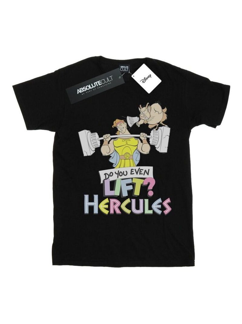 T-shirt do you even lift? - disney Noir - Kiabi