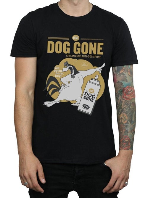 T-shirt dog gone - looney tunes (charlie le coq) - Kiabi