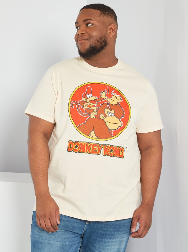 T-shirt 'Donkey Kong' beige - Kiabi