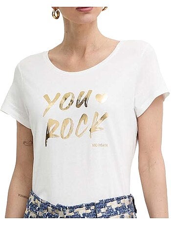 T-shirt Doré Femme Morgan DYOU