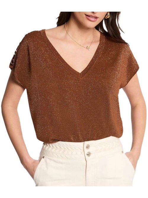 T-Shirt Doré Femme Morgan MRING - Kiabi