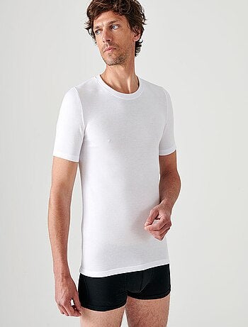 T-shirt double face col rond Thermolactyl - Damart