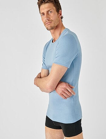 T-shirt double face col rond Thermolactyl - Damart