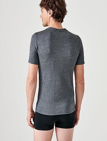 T-shirt double face col rond Thermolactyl - Damart