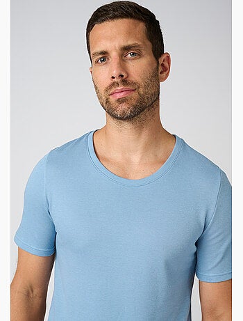 T-shirt double face col rond thermolactyl thermique - damart