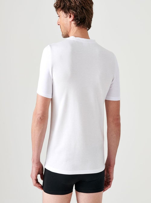 T-shirt double face col V Thermolactyl thermique - Damart - Kiabi