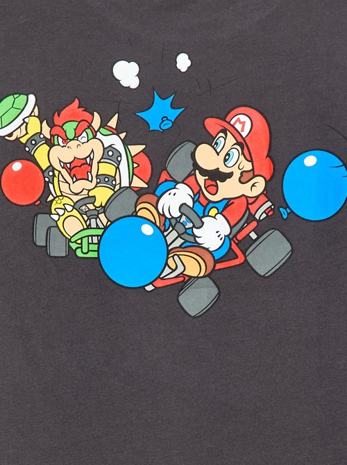 T-shirt doubles manches 'Mario en coton - Kiabi