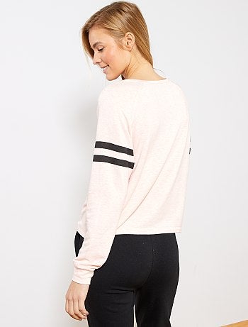 T-shirt doux imprimé - Kiabi