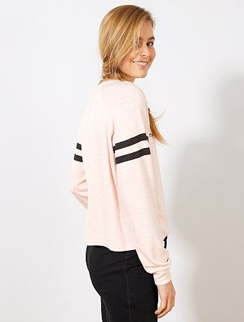 T-shirt doux imprimé - Kiabi