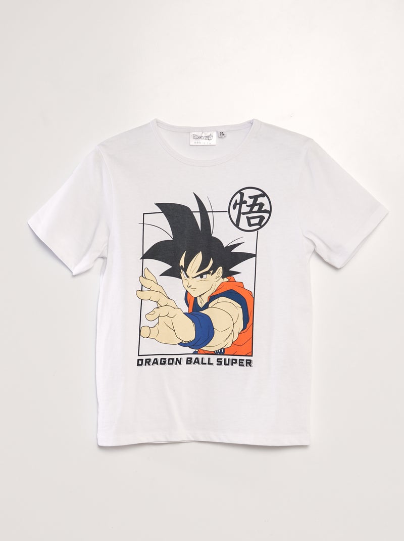 T-shirt 'Dragon ball' blanc - Kiabi
