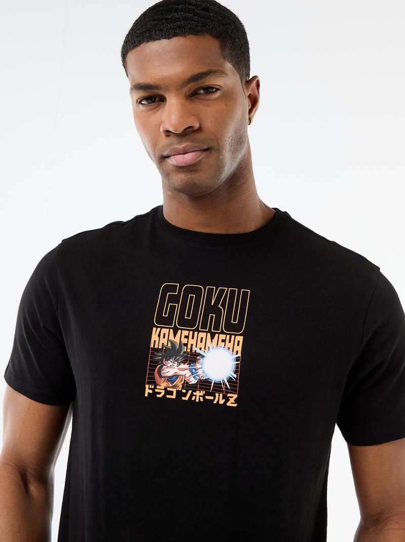 T-shirt 'Dragon Ball' 'Goku' à manches courtes Noir - Kiabi