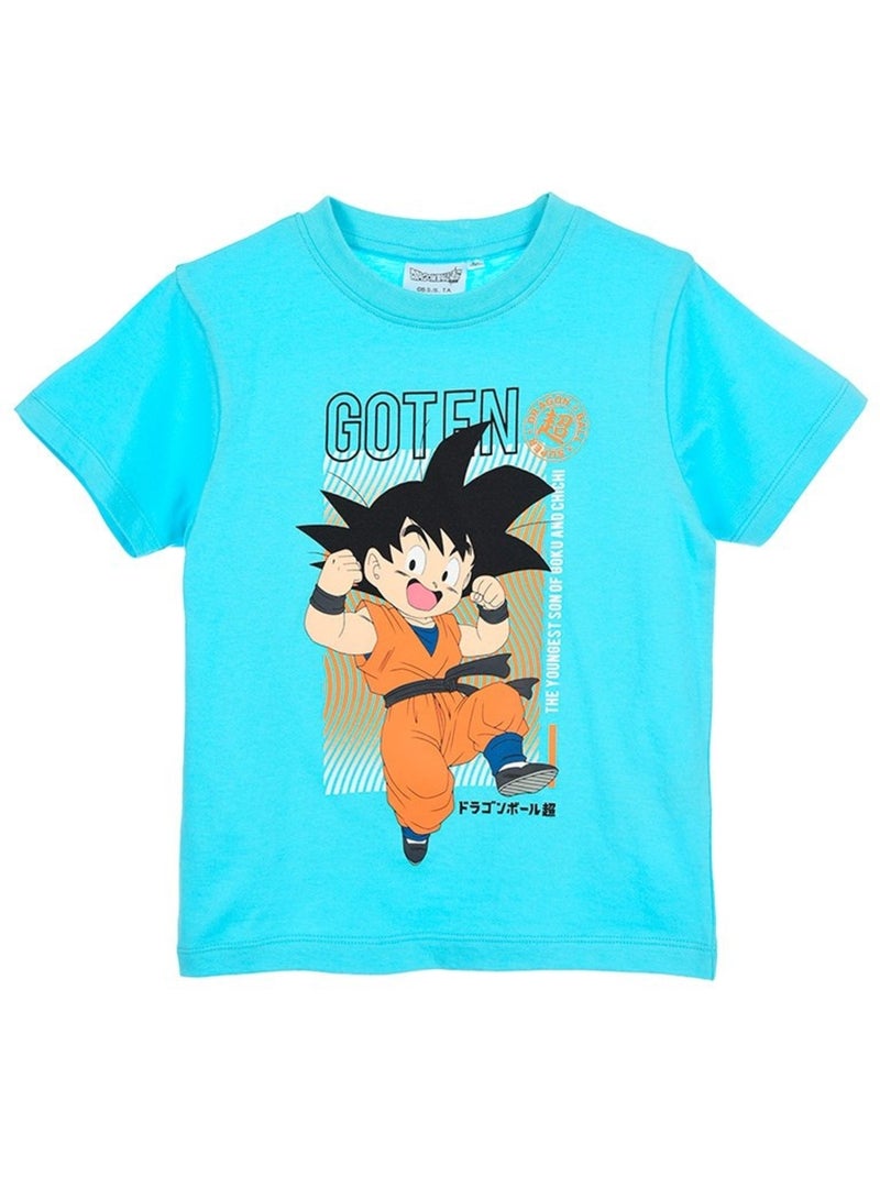 T-Shirt Dragon Ball| Licence Officielle Bleu - Kiabi
