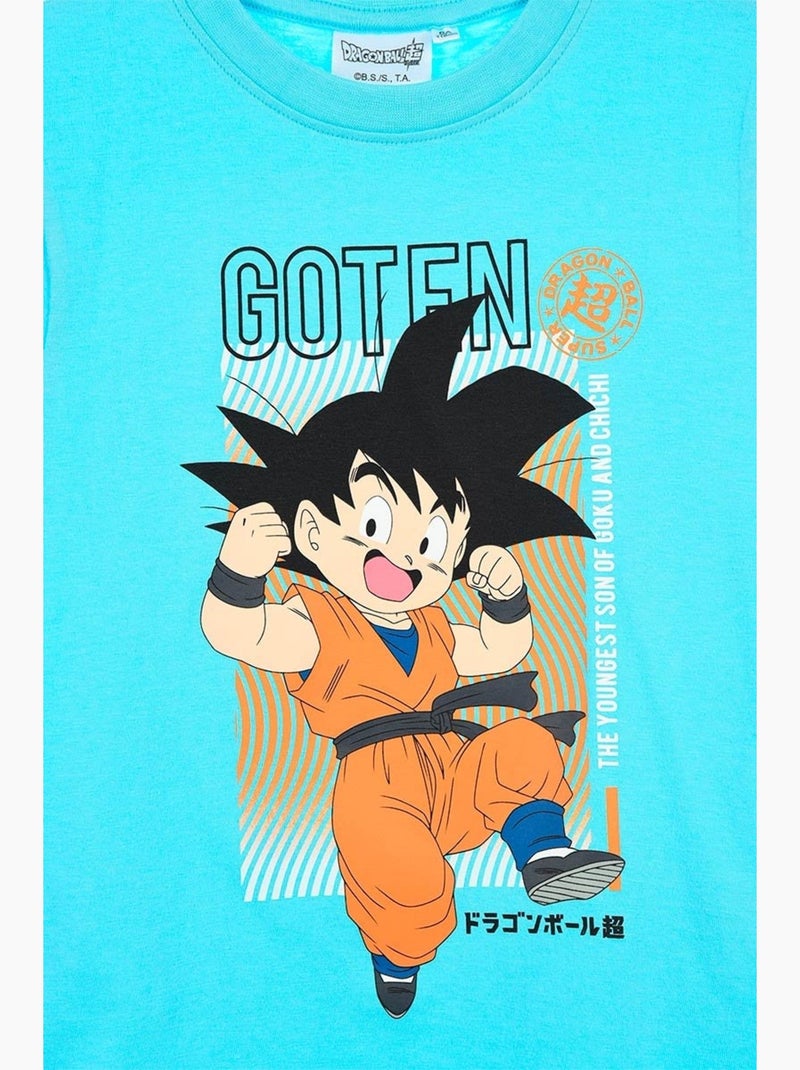 T-Shirt Dragon Ball| Licence Officielle Bleu - Kiabi