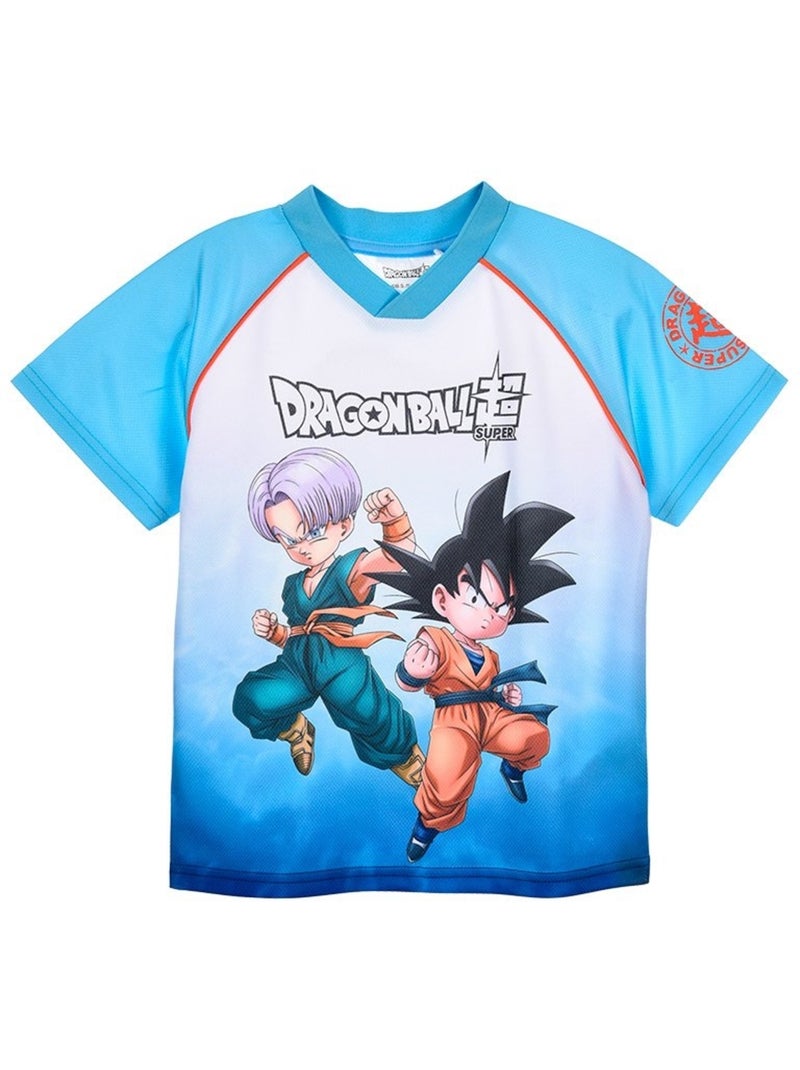 T-Shirt Dragon Ball| Licence Officielle Bleu - Kiabi