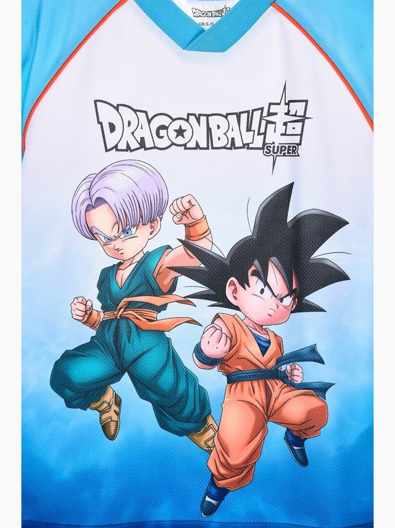 T-Shirt Dragon Ball| Licence Officielle Bleu - Kiabi