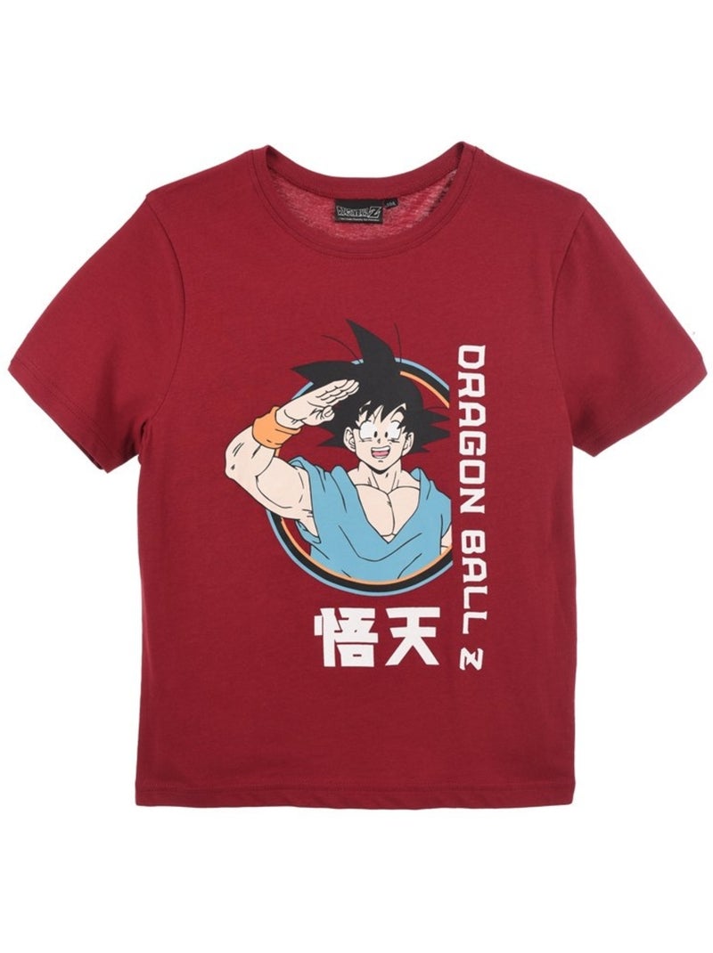 T-Shirt Dragon Ball| Licence Officielle Rouge - Kiabi