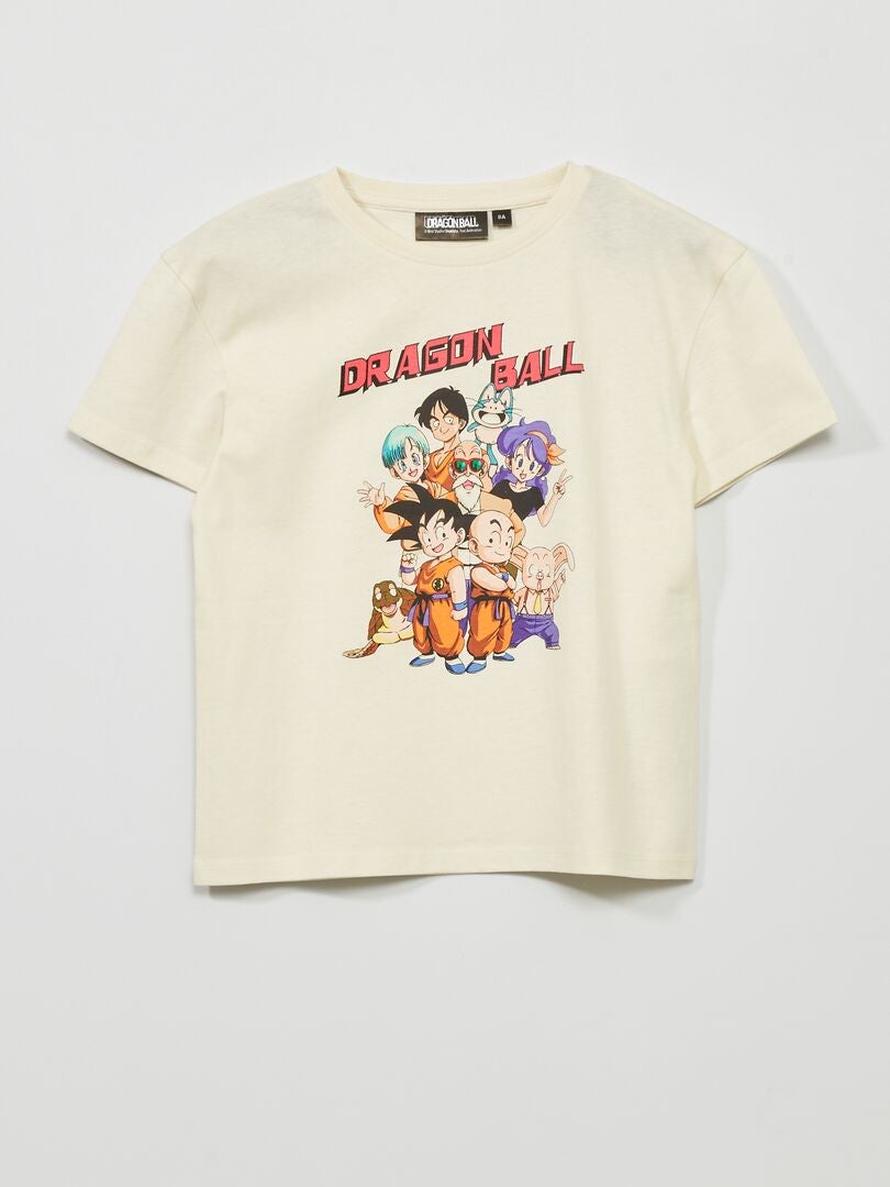 T-shirt 'Dragon Ball' manches courtes Blanc - Kiabi