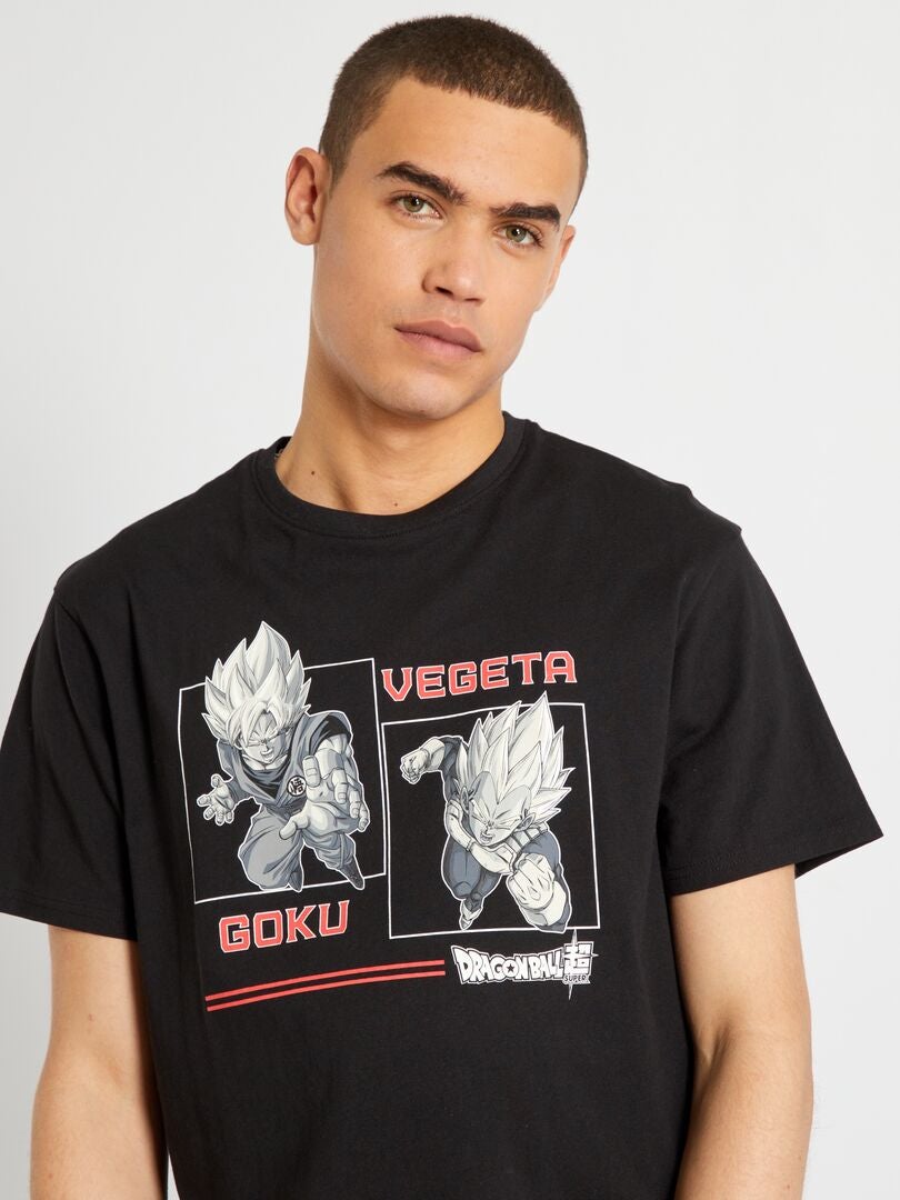 Discriminatie Fruitig Uitwisseling T-shirt 'Dragon Ball Z' à col rond - noir - Kiabi - 9.60€