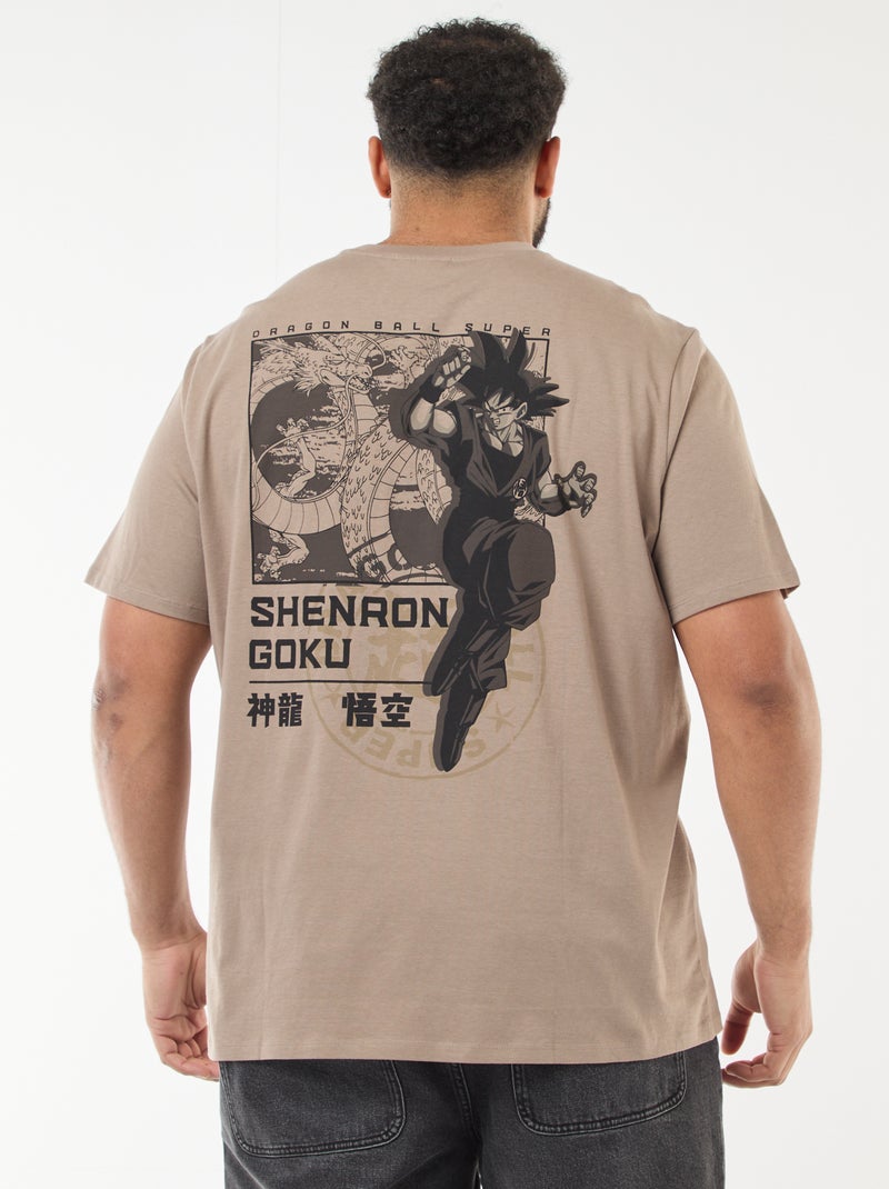 T-shirt 'Dragon Ball Z' à manches courtes Beige - Kiabi