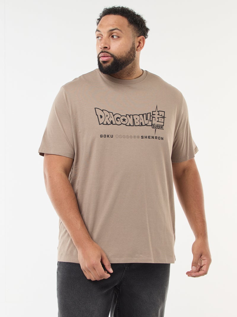 T-shirt 'Dragon Ball Z' à manches courtes Beige - Kiabi