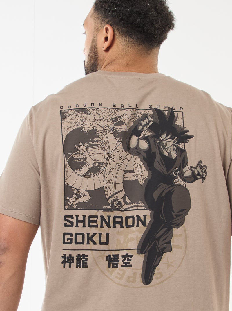 T-shirt 'Dragon Ball Z' à manches courtes Beige - Kiabi