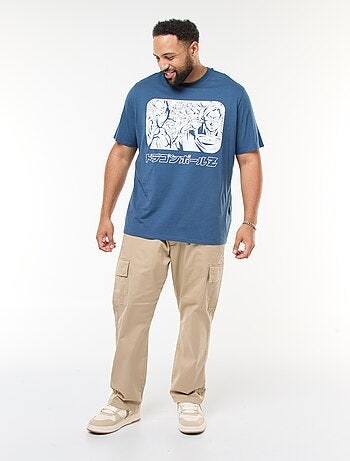 T-shirt 'Dragon Ball Z' à manches courtes imprimé recto verso