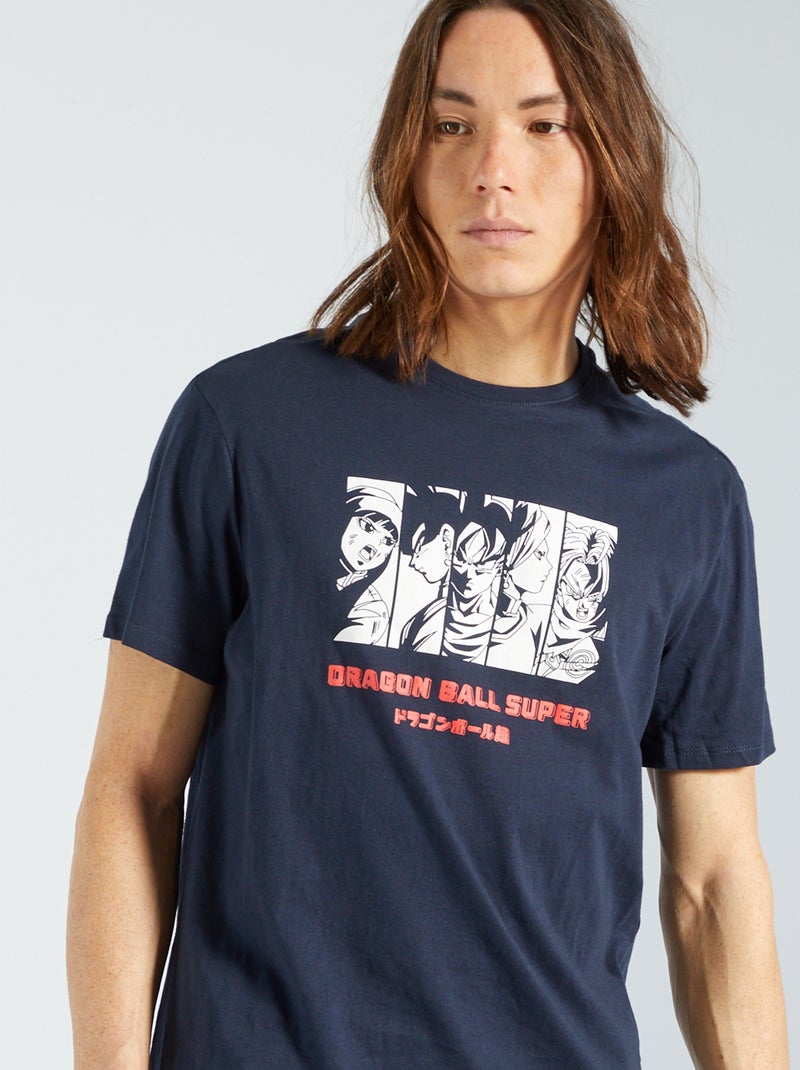 T-shirt 'Dragon Ball Z' Bleu - Kiabi