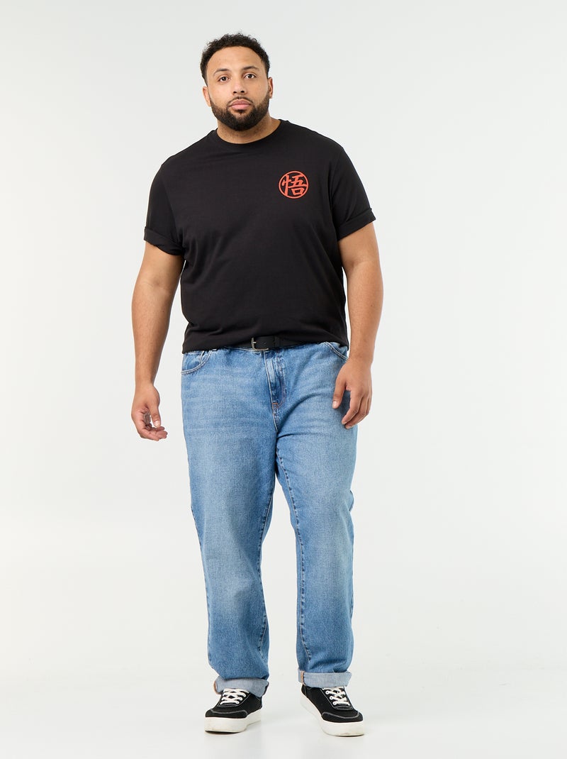 T-shirt 'Dragon Ball Z' imprimé recto/verso Noir - Kiabi
