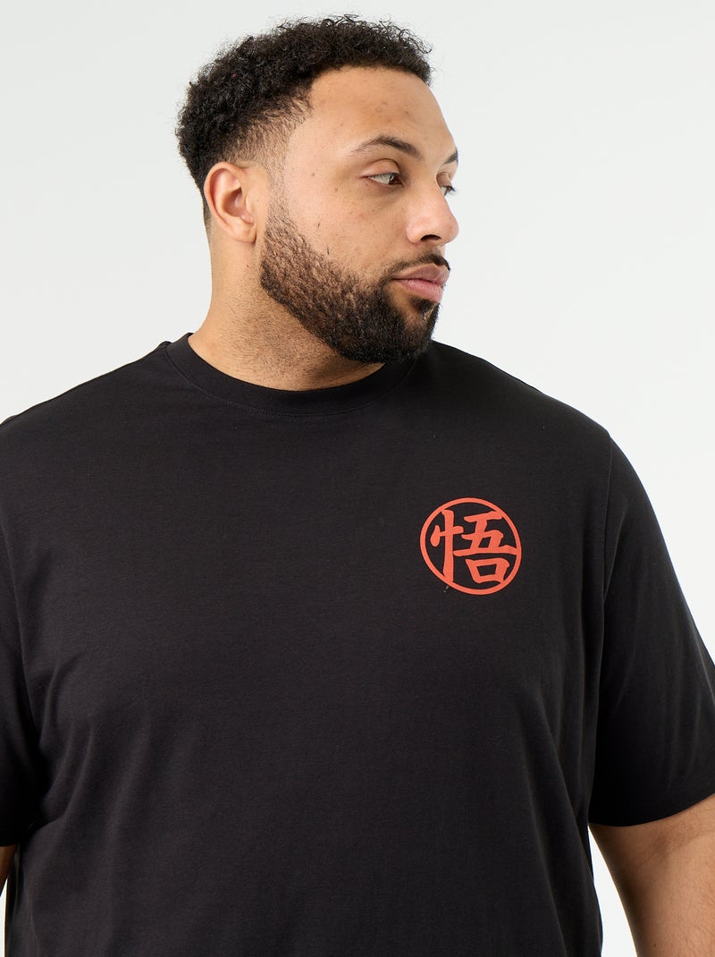 T-shirt 'Dragon Ball Z' imprimé recto/verso Noir - Kiabi