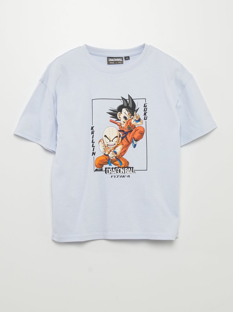 T-shirt 'Dragon Ball Z' manches courtes Bleu - Kiabi