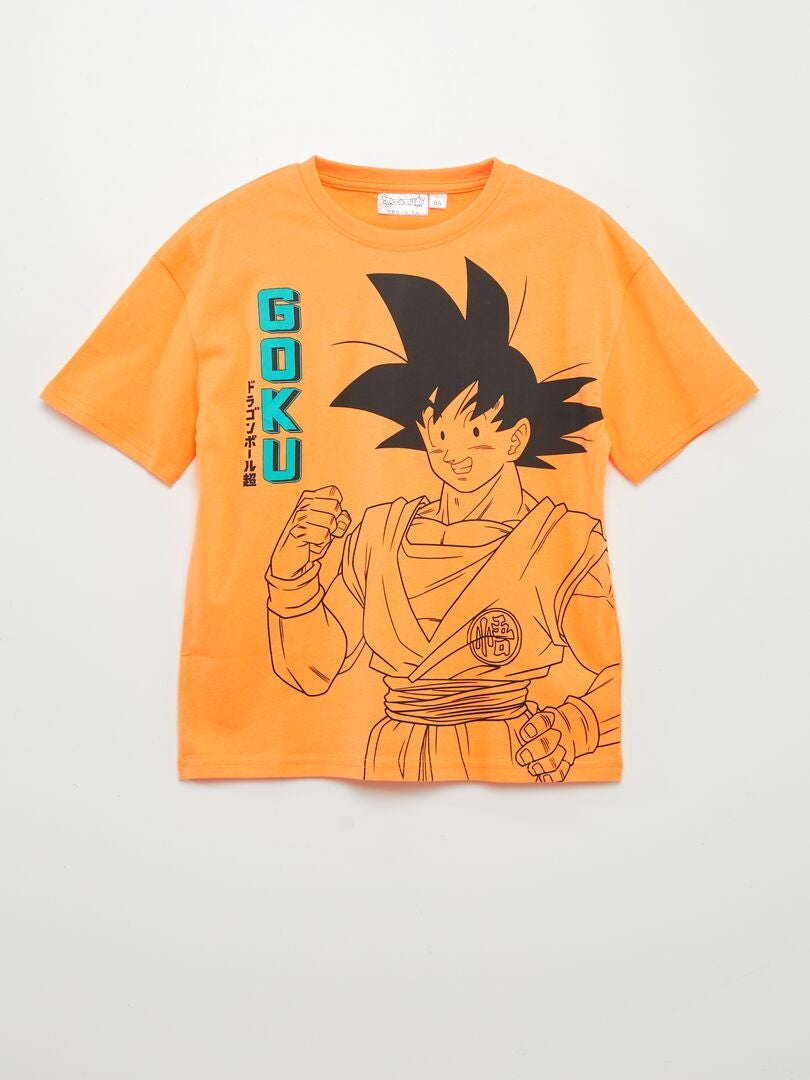 T-shirt 'Dragon Ball Z' manches courtes Orange - Kiabi