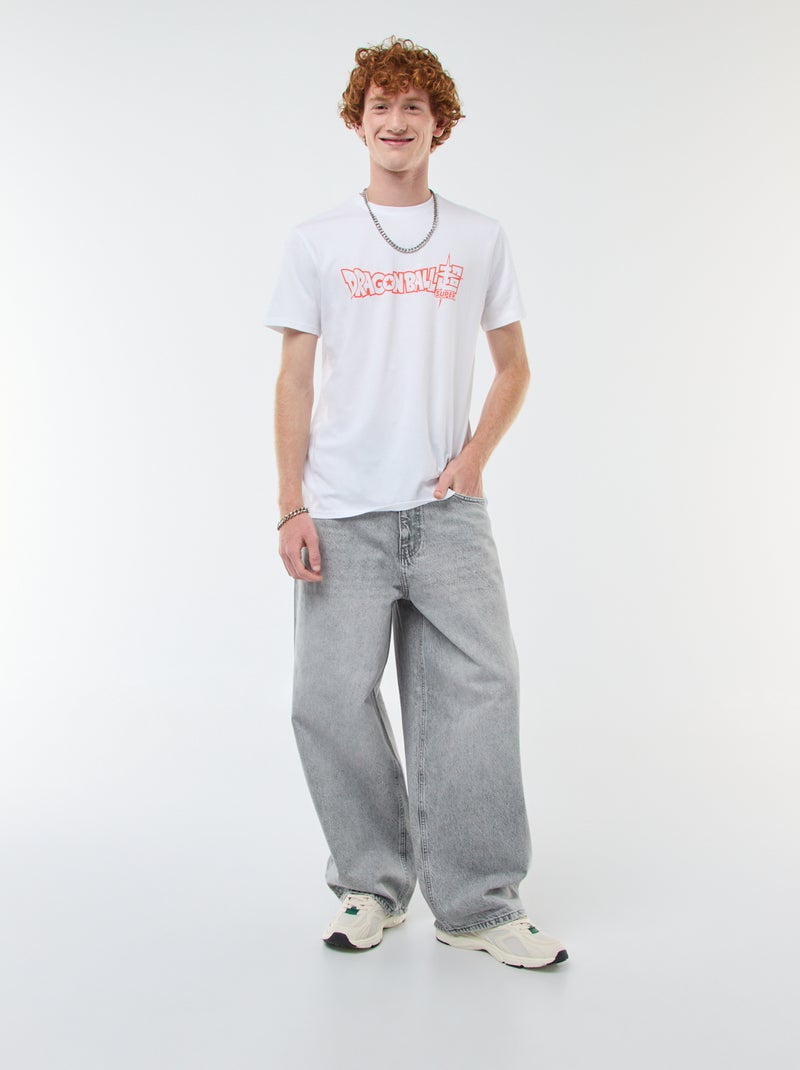 T-shirt 'Dragonballz' en coton Blanc - Kiabi