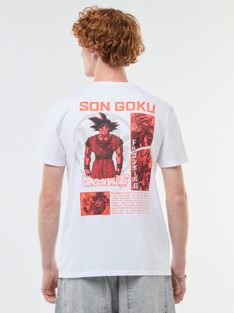 T-shirt 'Dragonballz' en coton Blanc - Kiabi