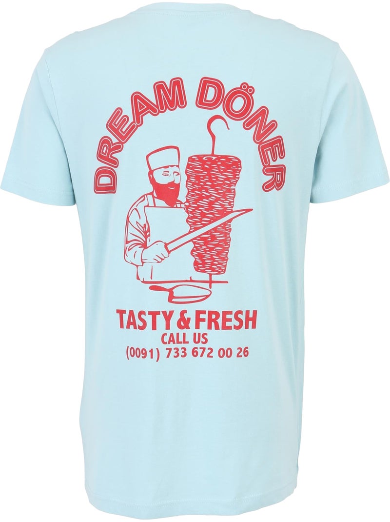 T-shirt dream kabab - mister tee Bleu méditerranée - Kiabi
