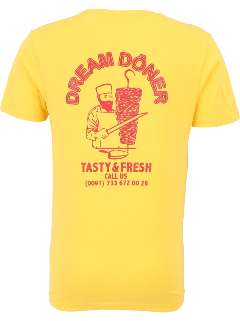 T-shirt dream kabab - mister tee Jaune - Kiabi