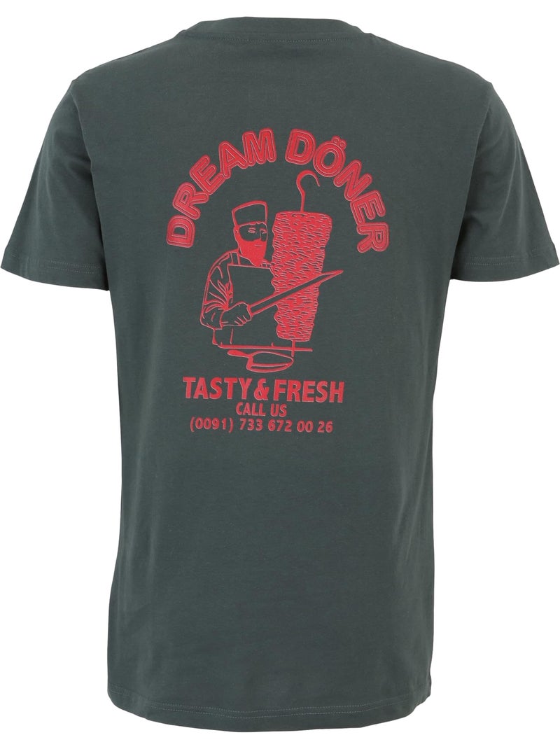 T-shirt dream kabab - mister tee Vert foncé - Kiabi