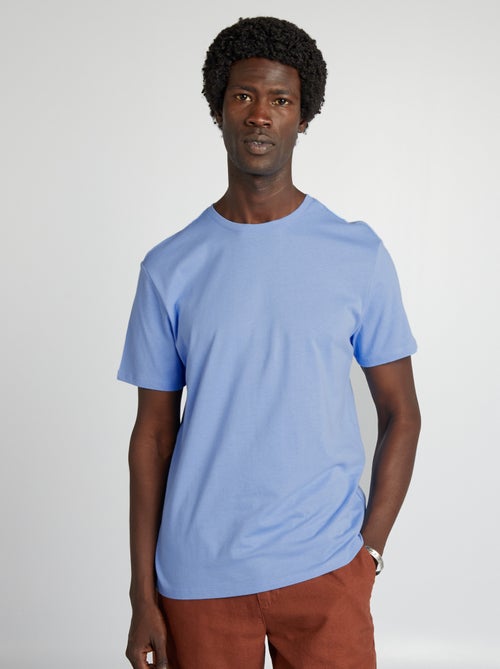 T-shirt droit en jersey uni - Kiabi
