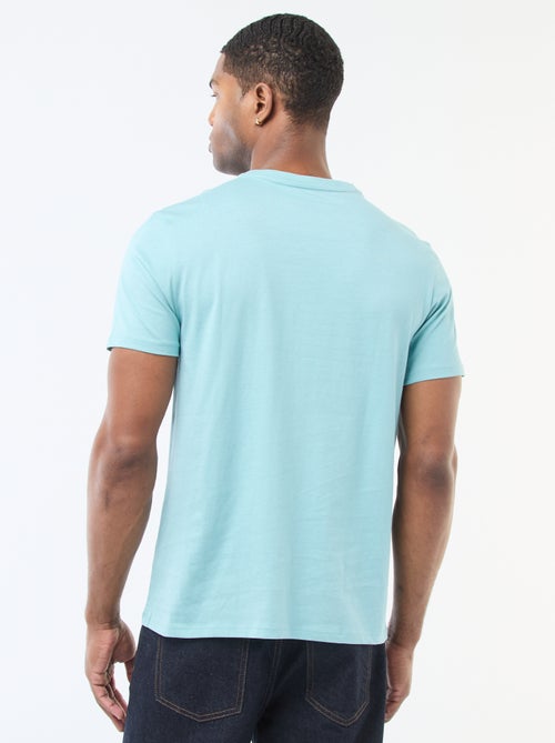 T-shirt droit en jersey uni - Kiabi