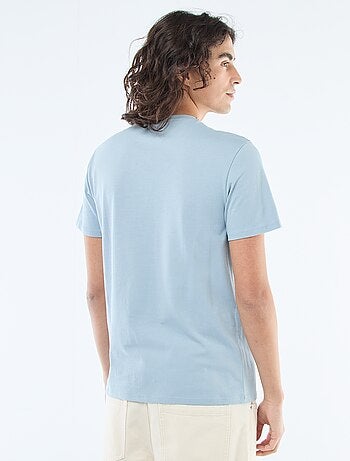 T-shirt droit en jersey uni