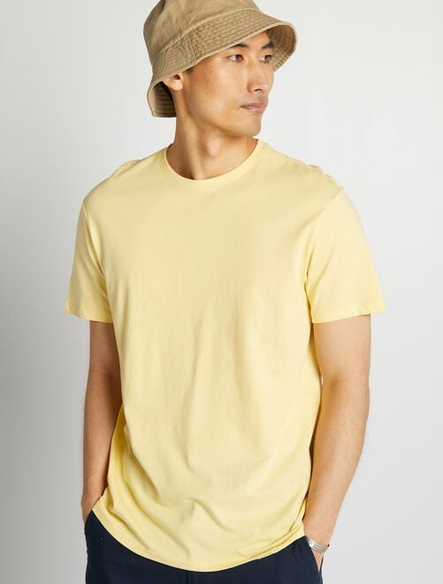 T-shirt droit en jersey uni - Kiabi
