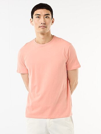 T-shirt droit en jersey uni